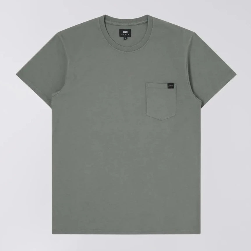 Edwin Pocket T-Shirt - Castor Grey