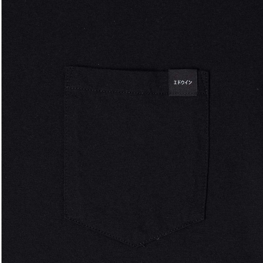 Edwin Pocket T-Shirt Black