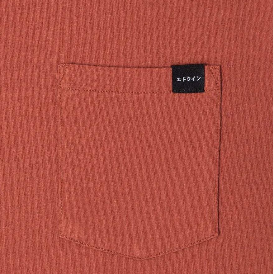 Edwin Pocket Tee Auburn