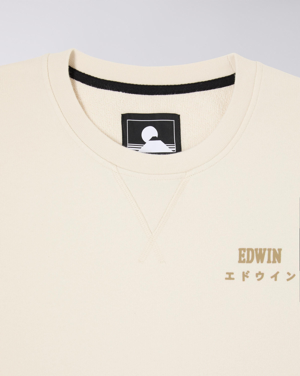Edwin Base Crew - Whisper White