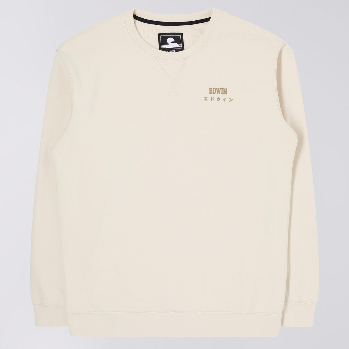 Edwin Base Crew - Whisper White