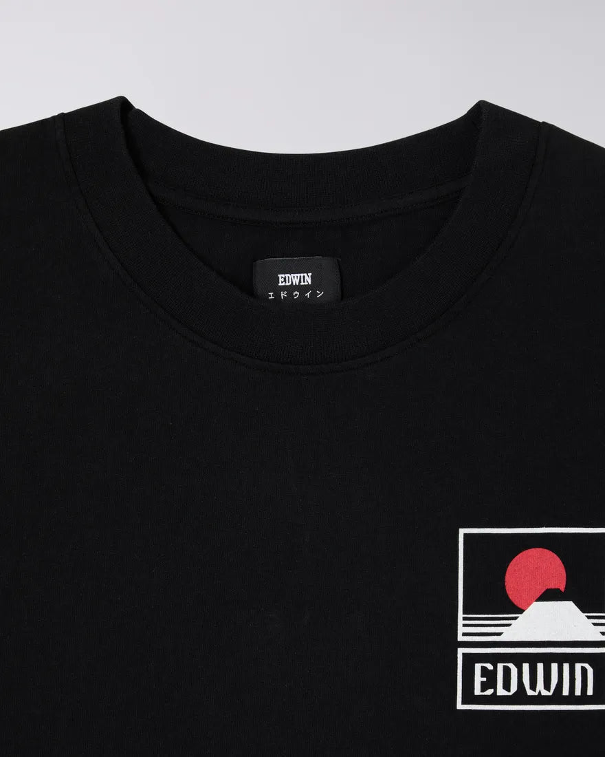 Edwin Sunset On Mt Fuji T-Shirt - Black