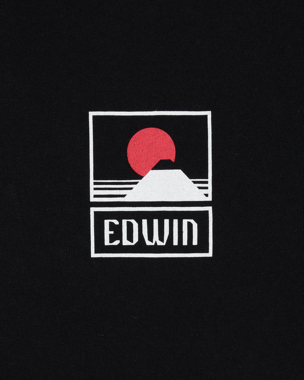 Edwin Sunset on Mt Fuji T-Shirt - Black