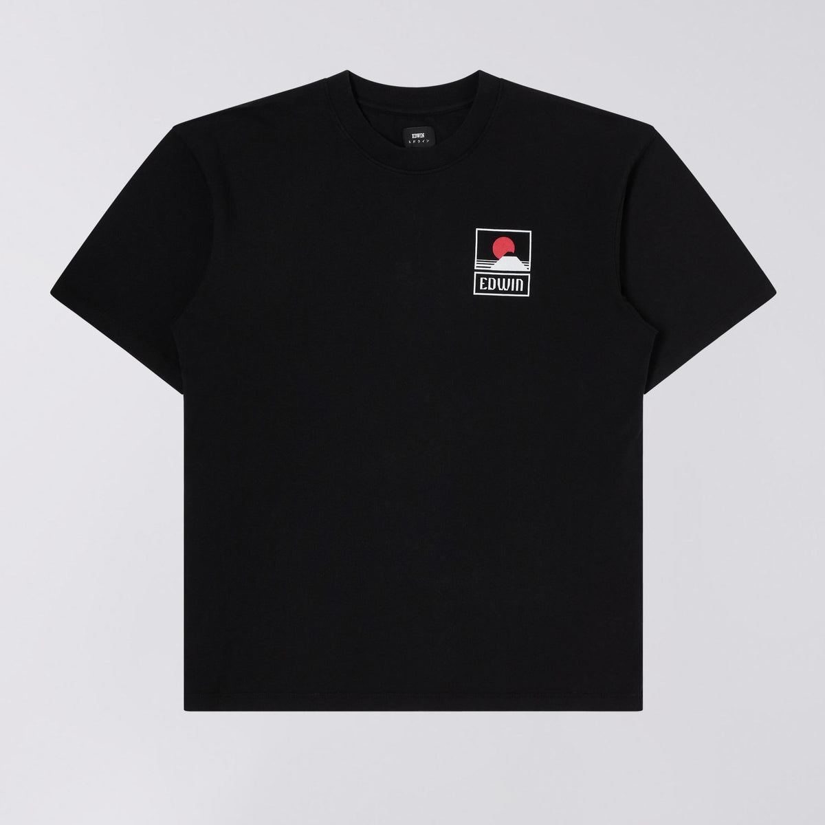 Edwin Sunset on Mt Fuji T-Shirt - Black