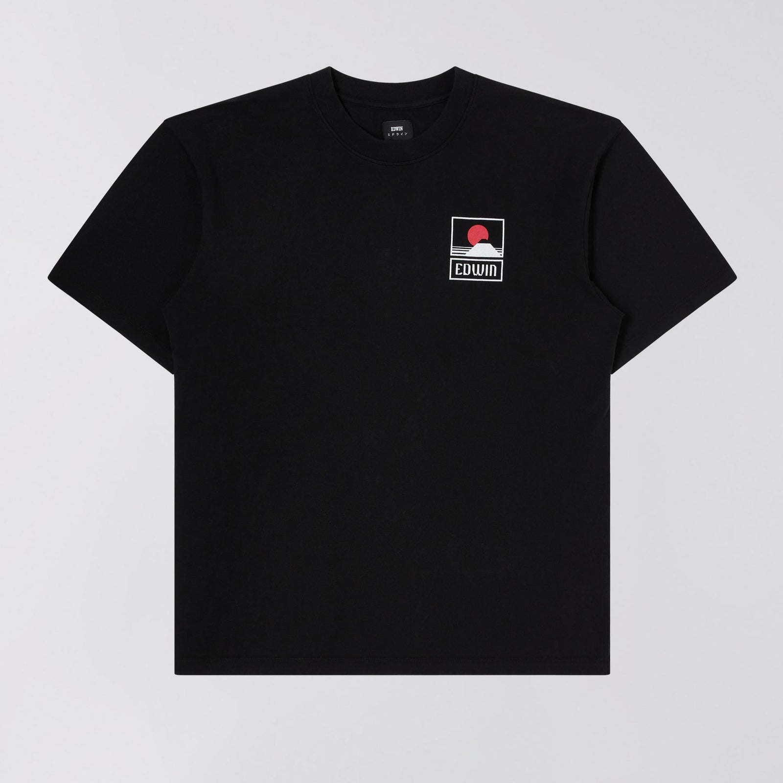 Edwin Sunset on Mt Fuji T-Shirt - Black