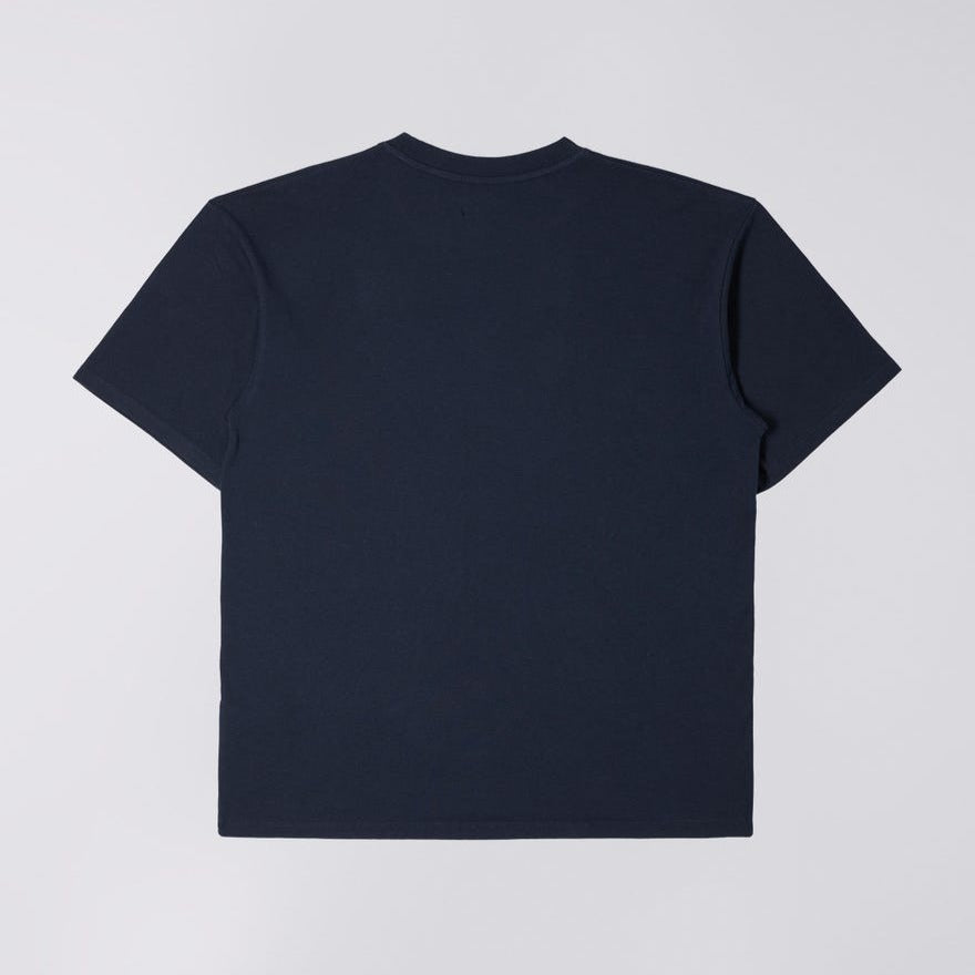 Edwin Sunset On Mt Fuji T-Shirt - Navy Blazer