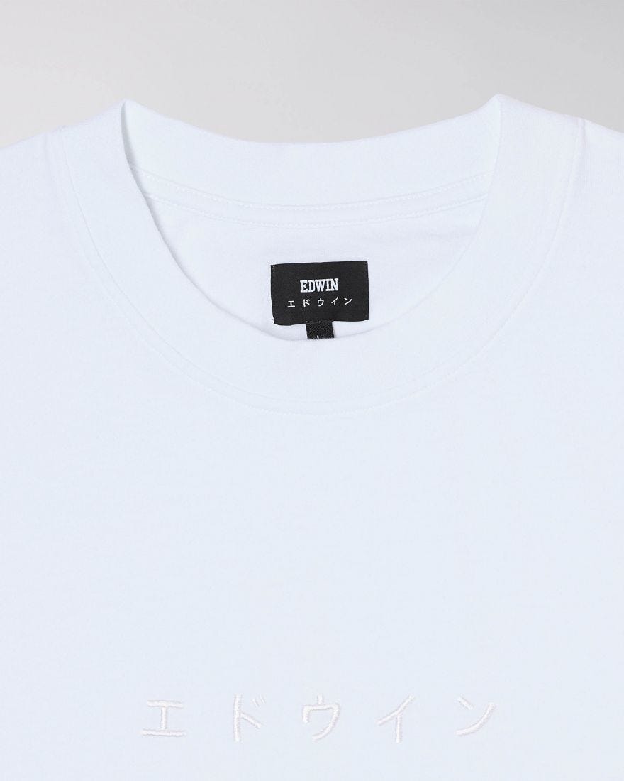 Edwin Katakana Emb T-Shirt - White
