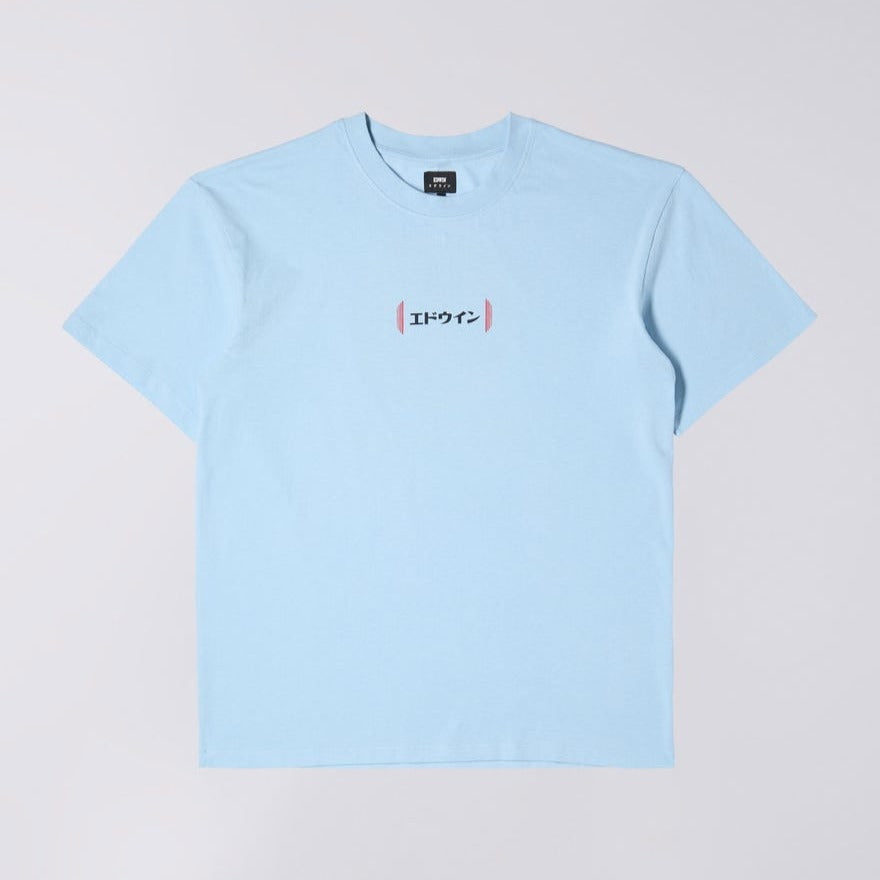 Edwin Aurora T-Shirt - Cerulean Blue