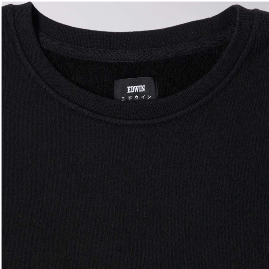 Edwin Terry LS Sweat Black