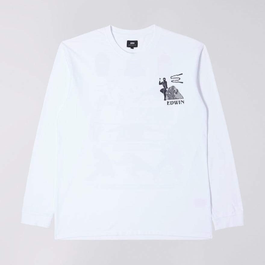 Edwin Shinobi LS T-Shirt White
