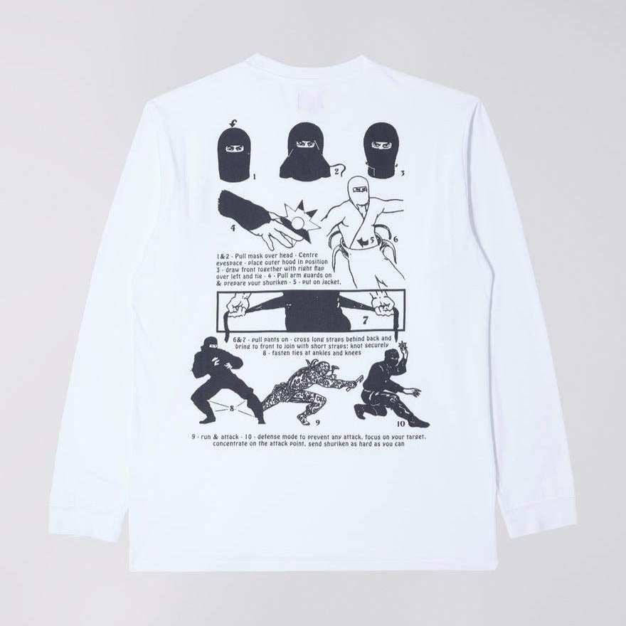 Edwin Shinobi LS T-Shirt White