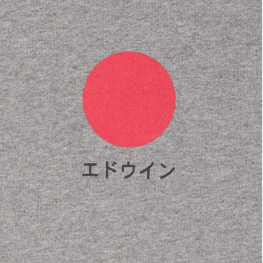 Edwin Japanese Sun Sweat Grey Marl
