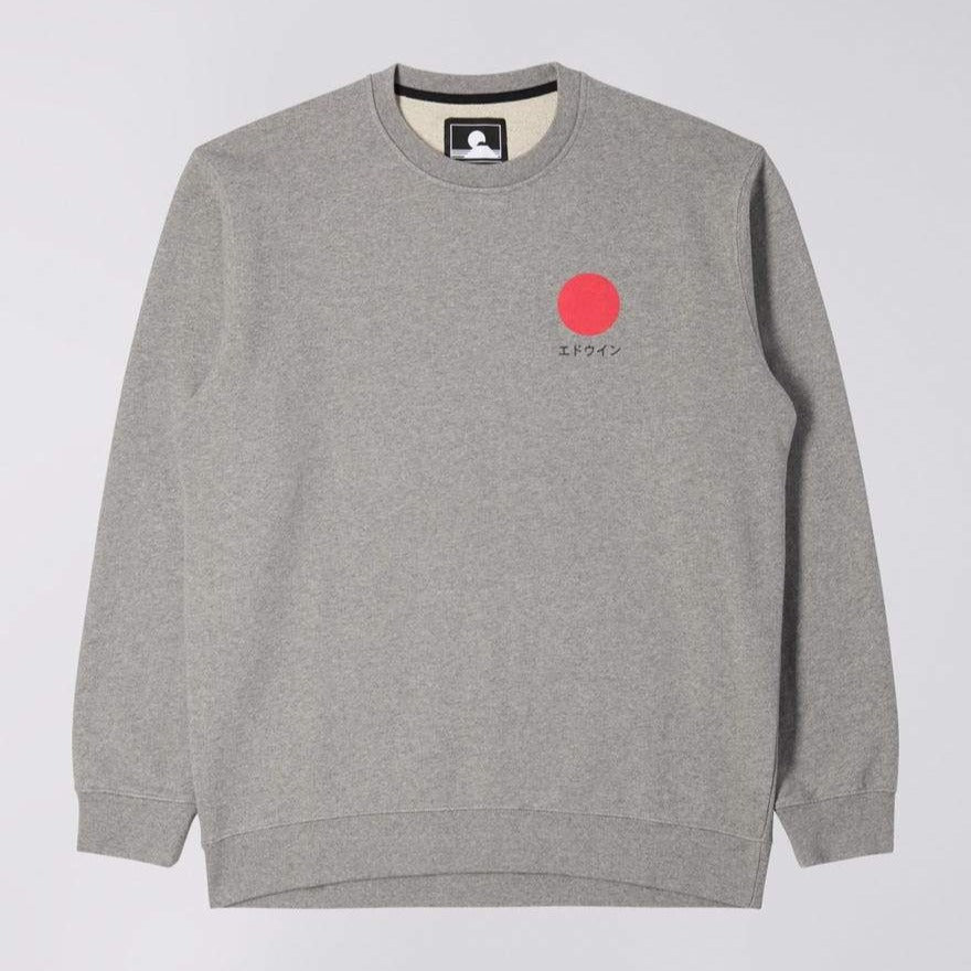 Edwin Japanese Sun Sweat Grey Marl