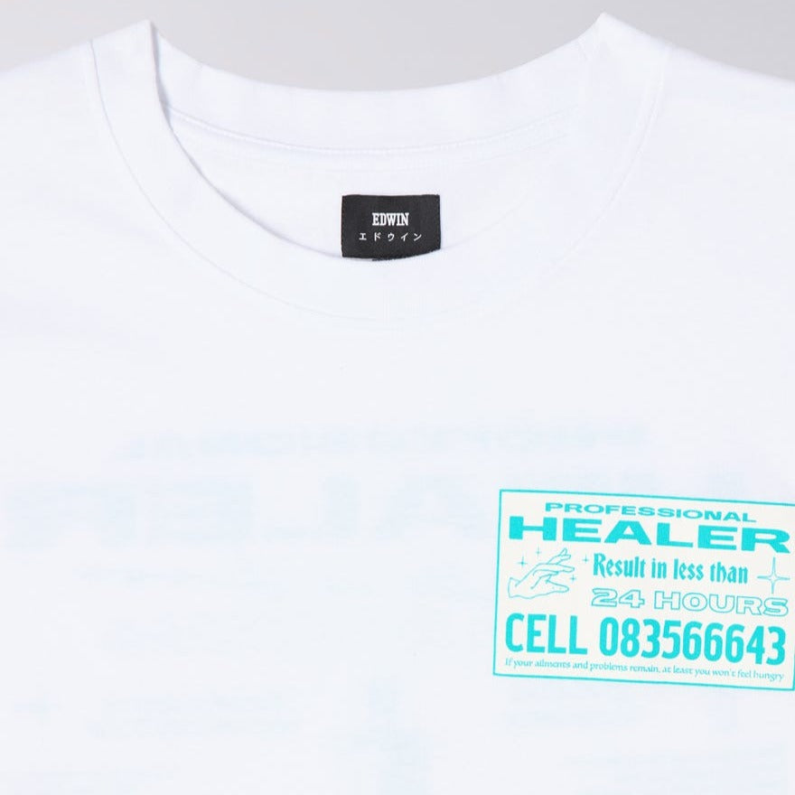 Edwin Pro Healer LS T-Shirt - White