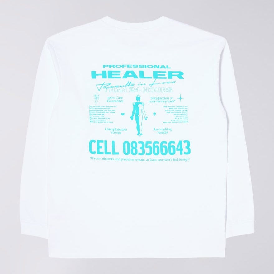 Edwin Pro Healer LS T-Shirt - White