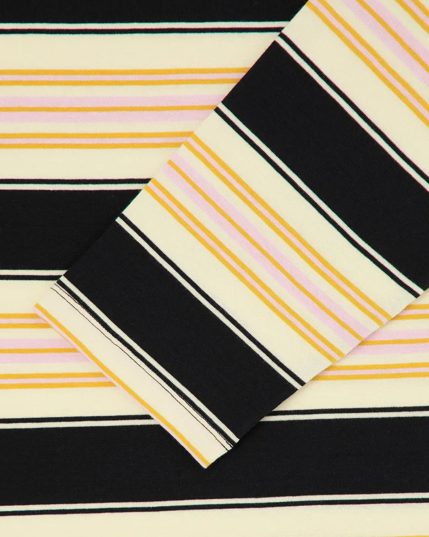 Edwin Quarter Jersey LS - Yellow / Black