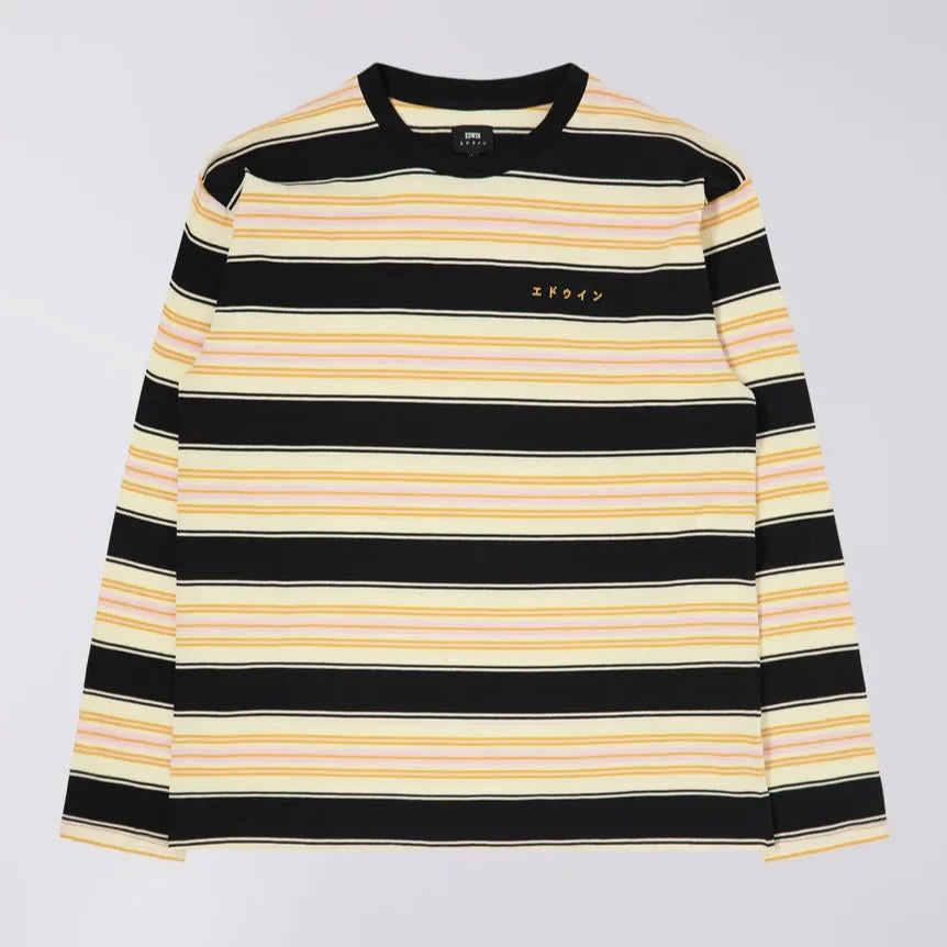 Edwin Quarter Jersey LS - Yellow / Black