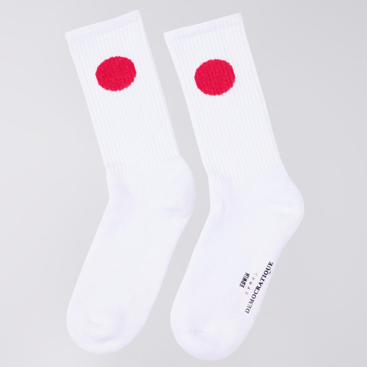 Edwin Japanese Sun Sock - White