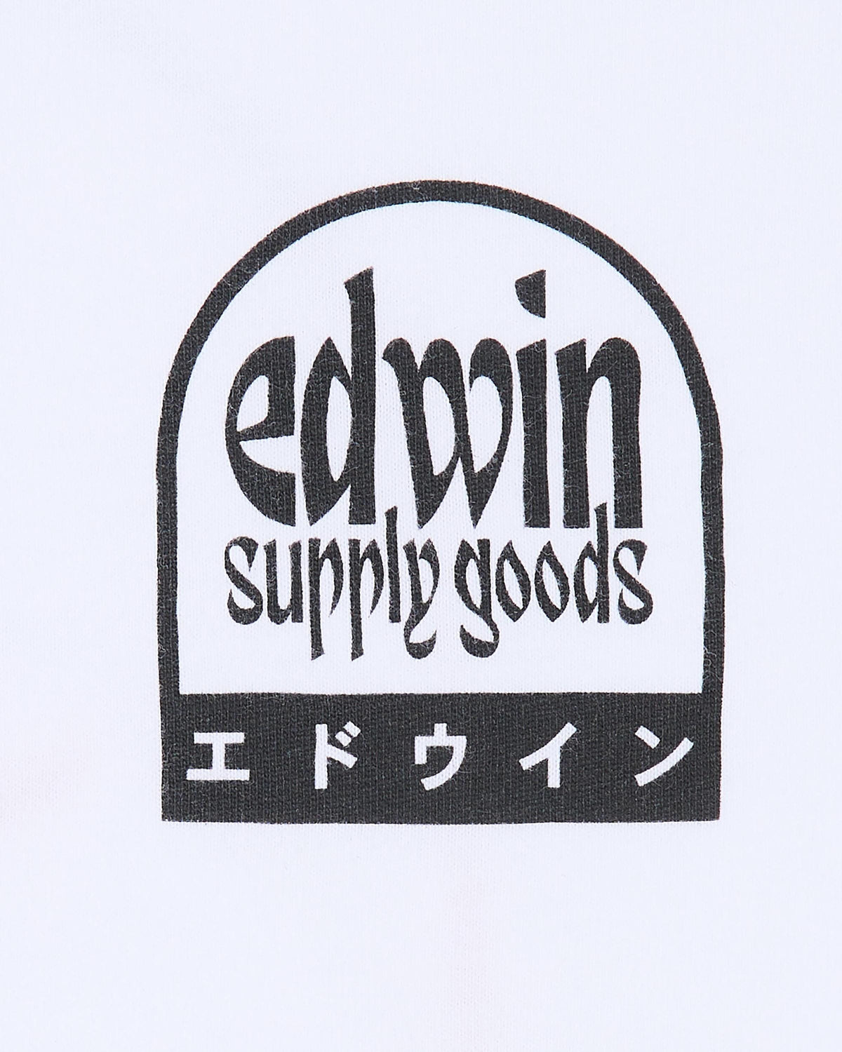 Edwin Fuji Supply Goods T-Shirt - White