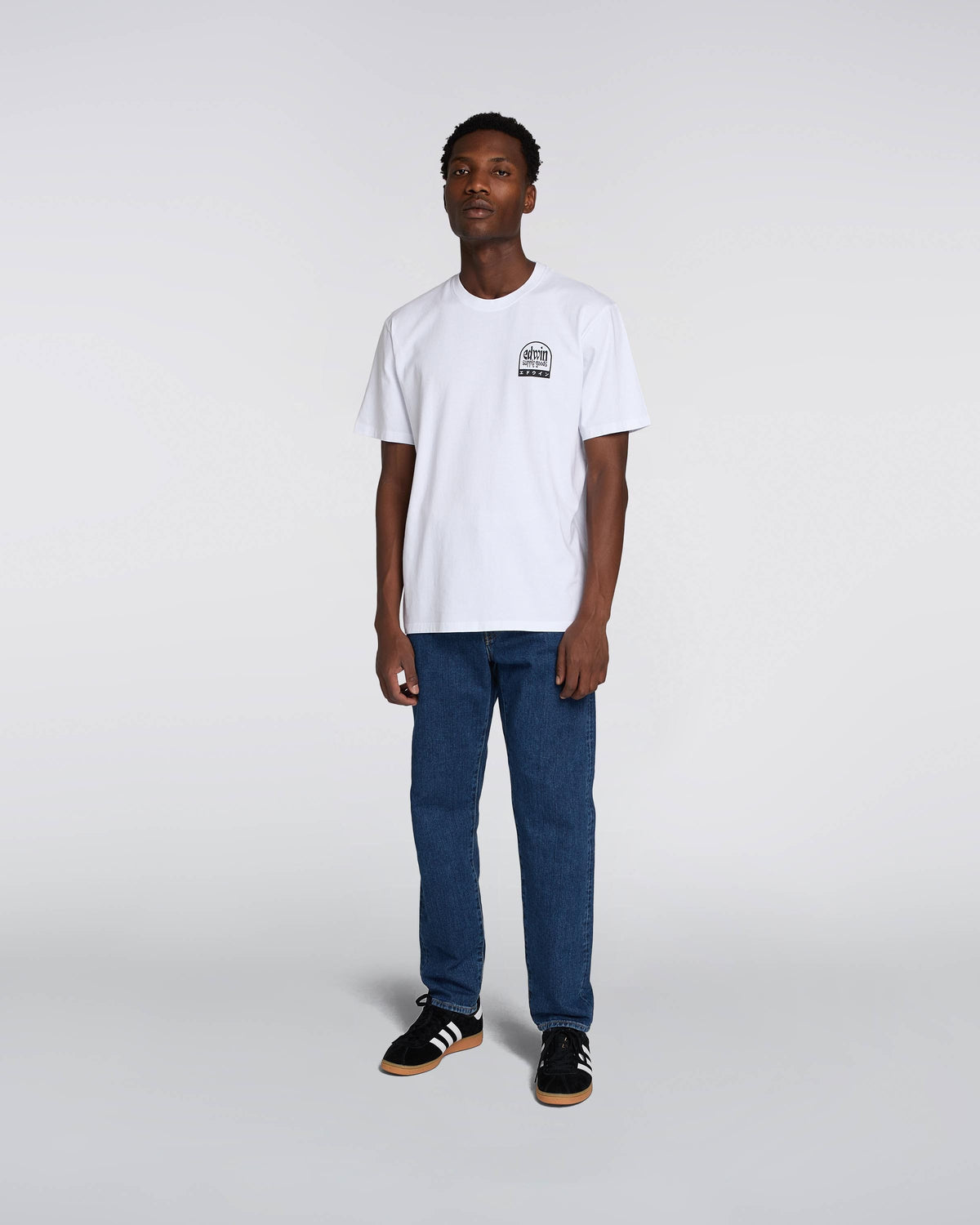 Edwin Fuji Supply Goods T-Shirt - White