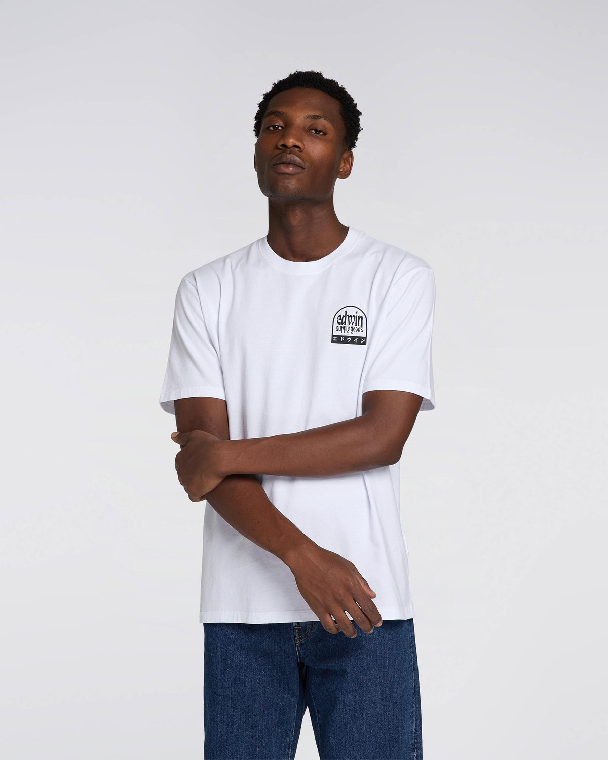 Edwin Fuji Supply Goods T-Shirt - White
