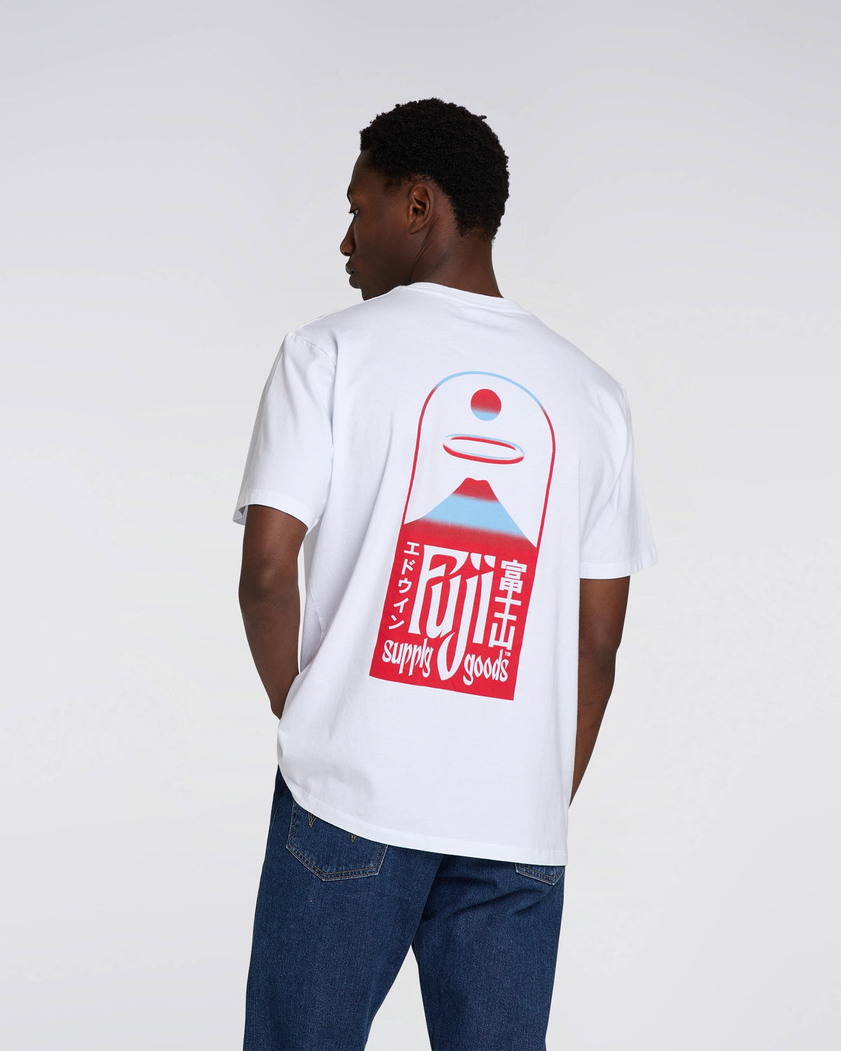 Edwin Fuji Supply Goods T-Shirt - White