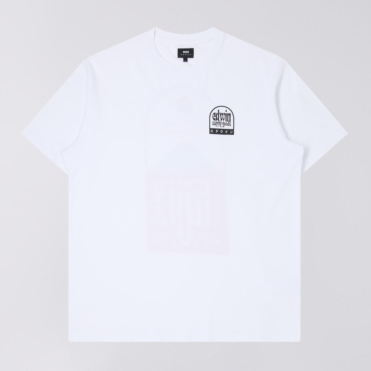 Edwin Fuji Supply Goods T-Shirt - White