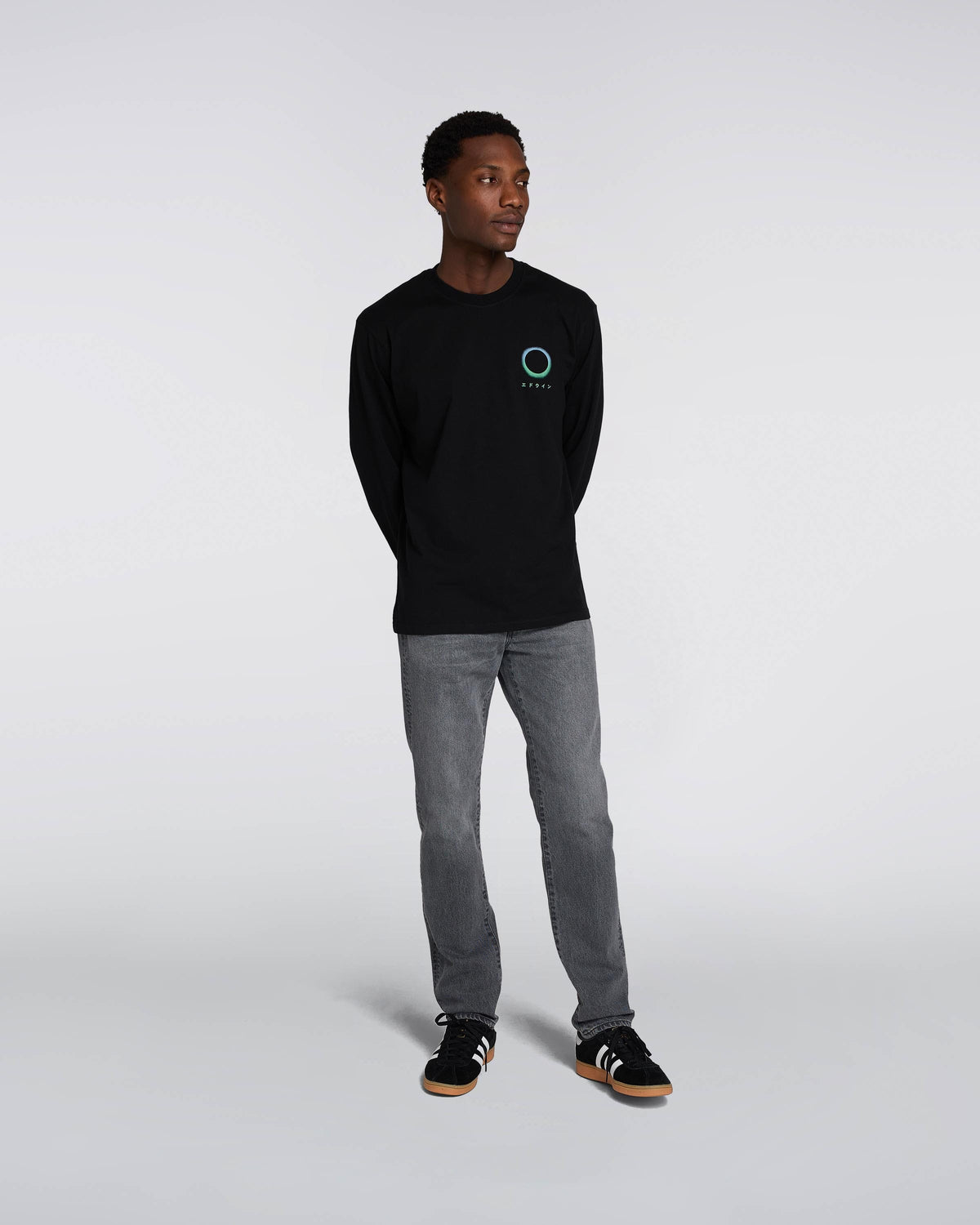 Edwin Sora No Tori LS T-Shirt - Black