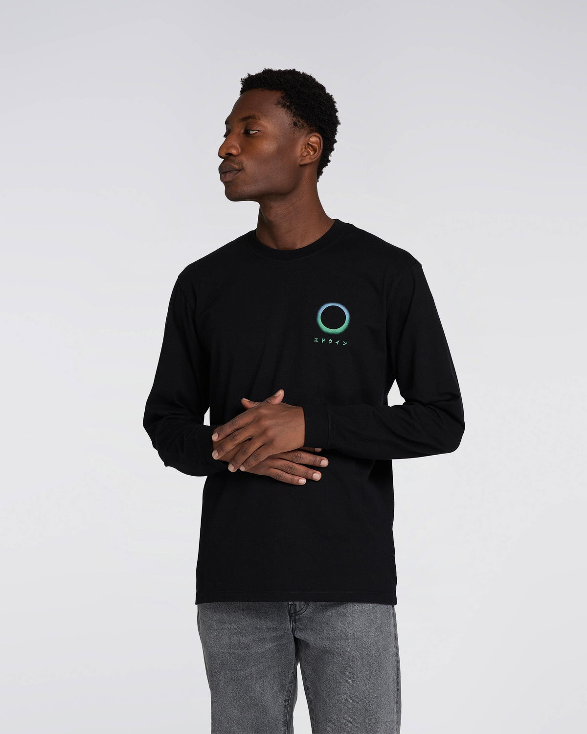 Edwin Sora No Tori LS T-Shirt - Black
