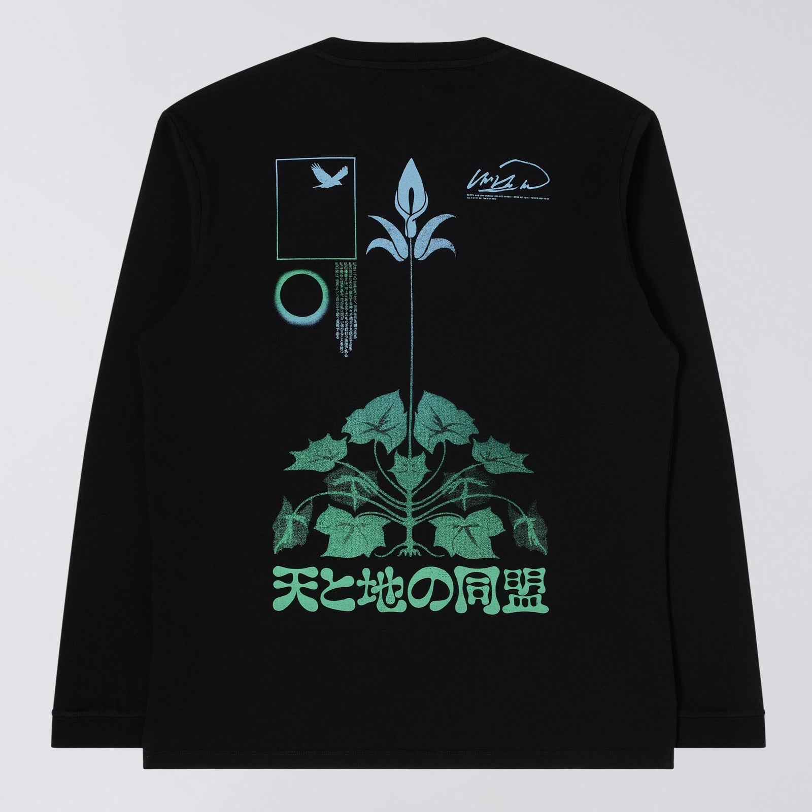 Edwin Sora No Tori LS T-Shirt - Black