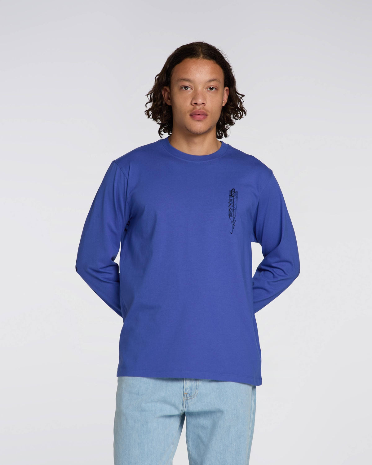 Edwin Goshuin III LS T-Shirt - Dazzling Blue