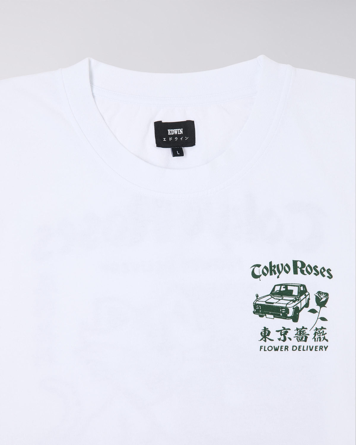 Edwin Tokyo Roses T-Shirt - White