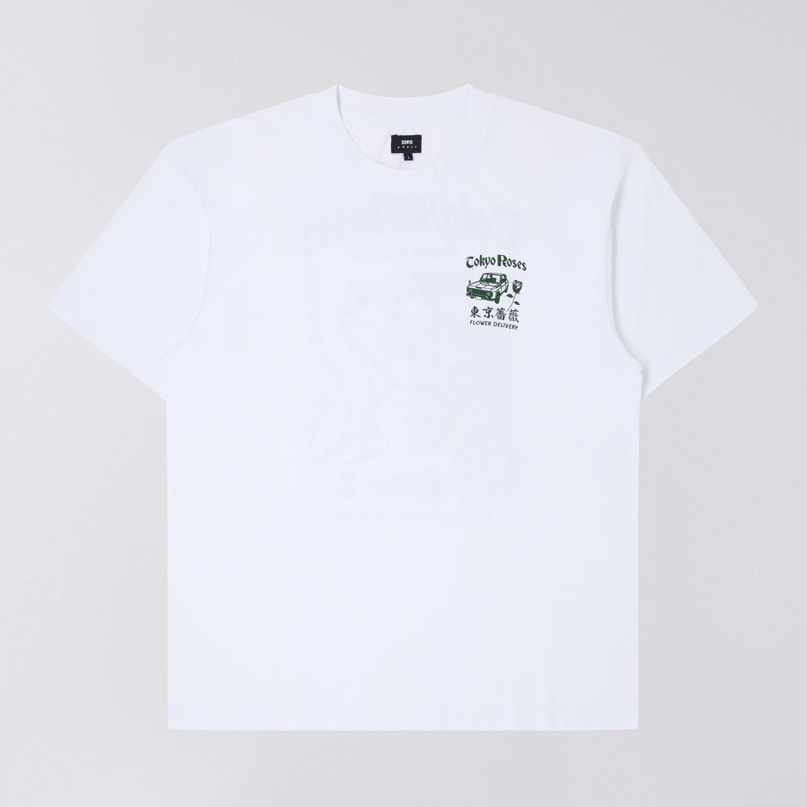 Edwin Tokyo Roses T-Shirt - White