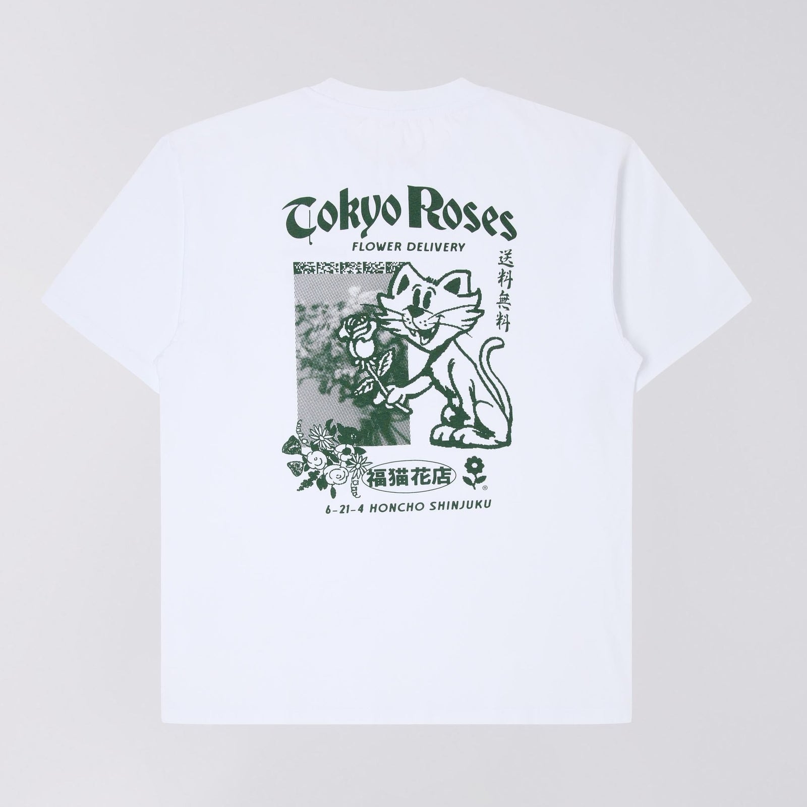 Edwin Tokyo Roses T-Shirt - White