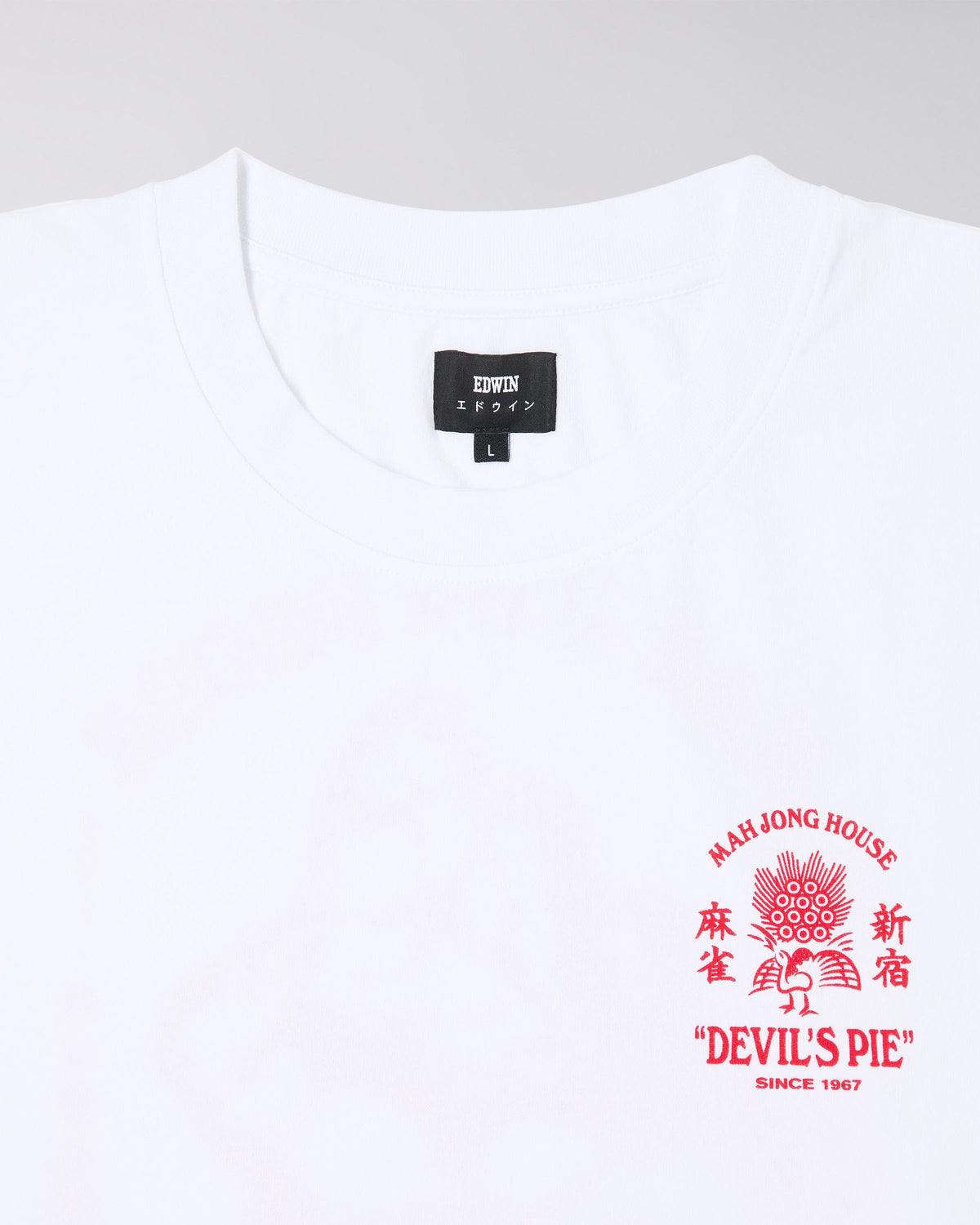 Edwin Devils Pie T-Shirt - White