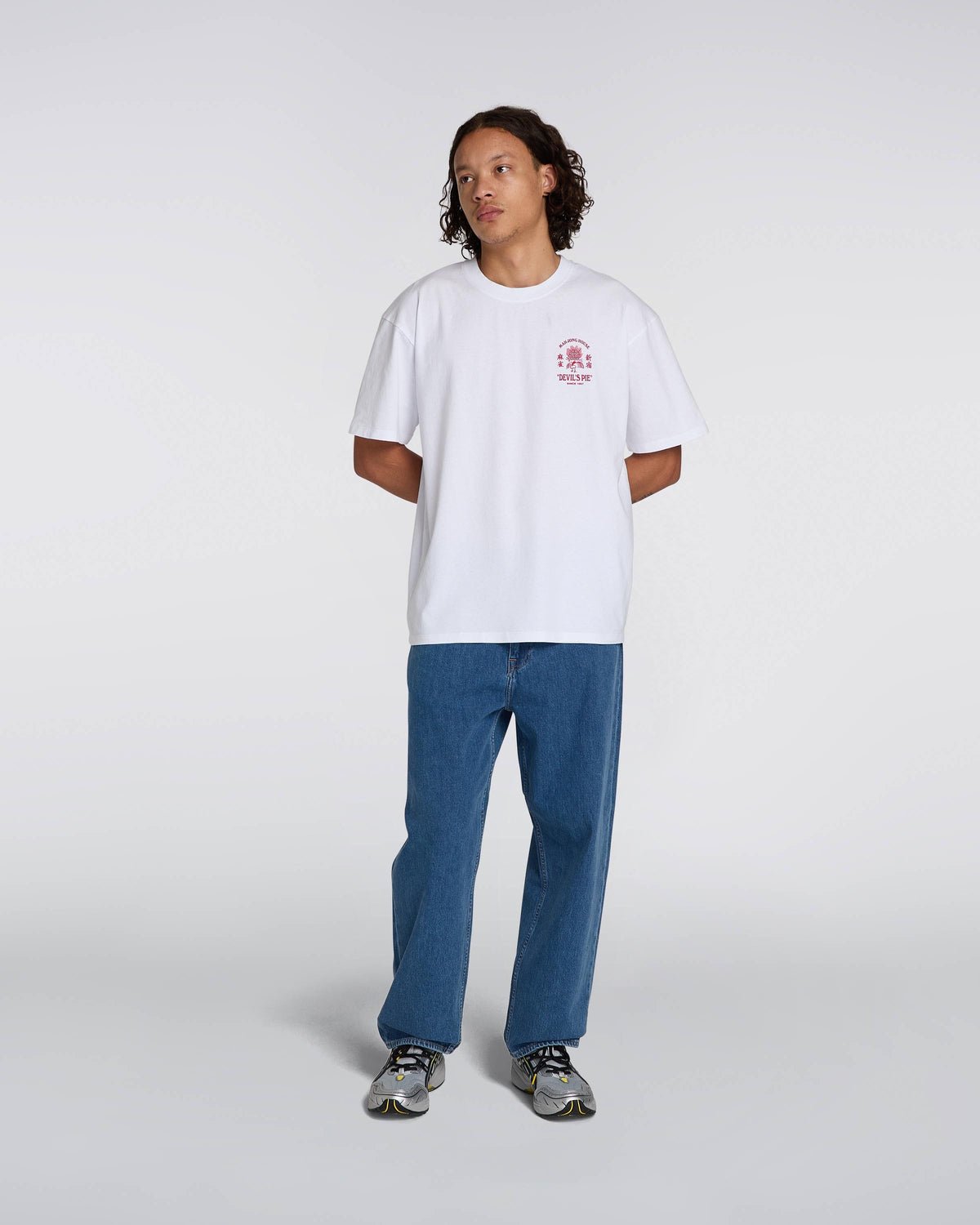 Edwin Devils Pie T-Shirt - White