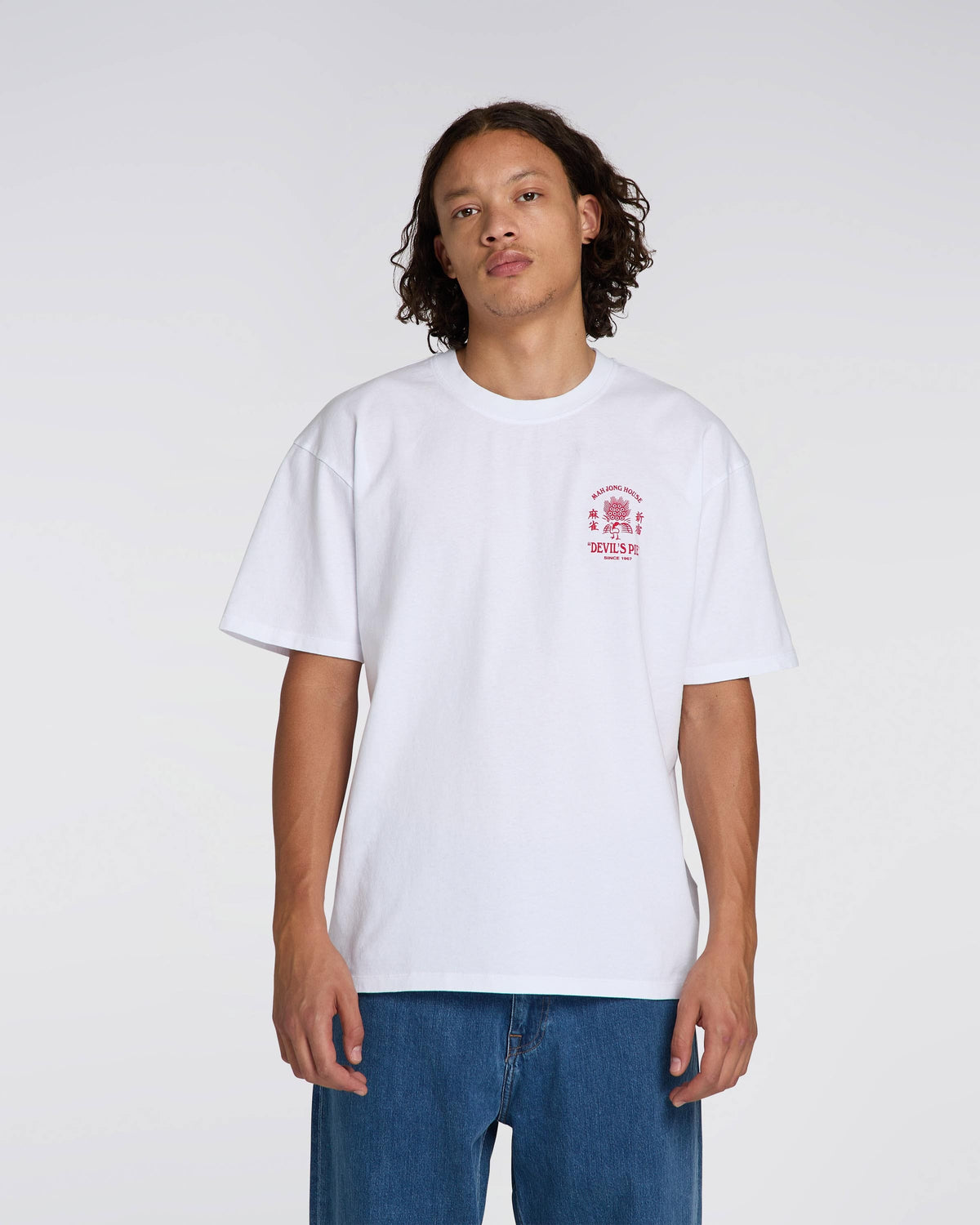 Edwin Devils Pie T-Shirt - White