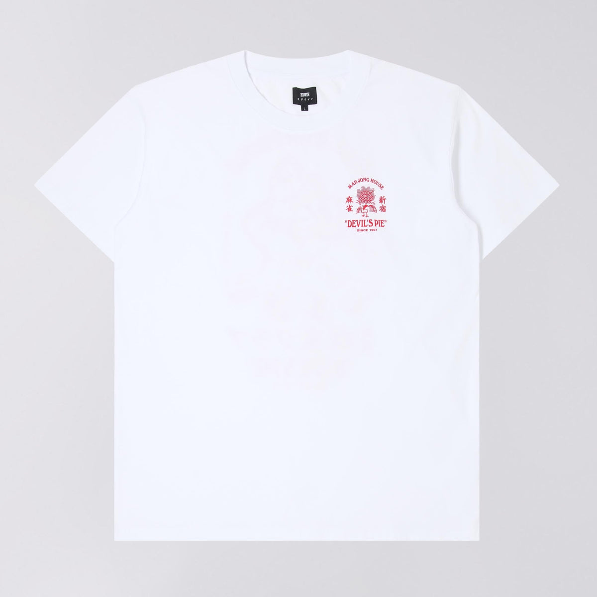 Edwin Devils Pie T-Shirt - White
