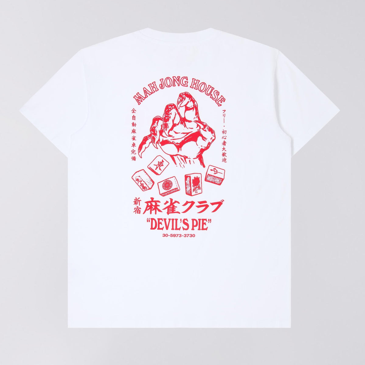 Edwin Devils Pie T-Shirt - White