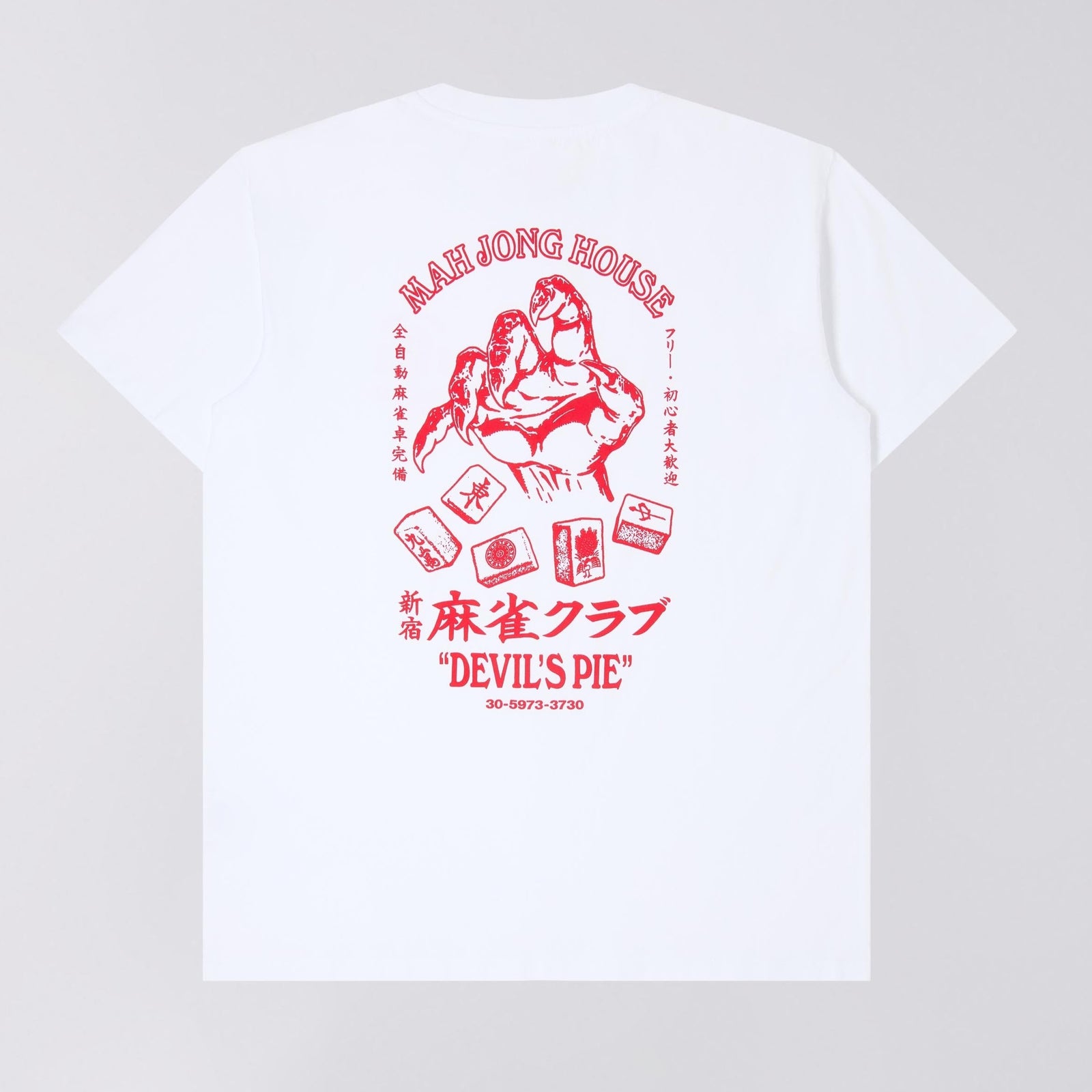 Edwin Devils Pie T-Shirt - White