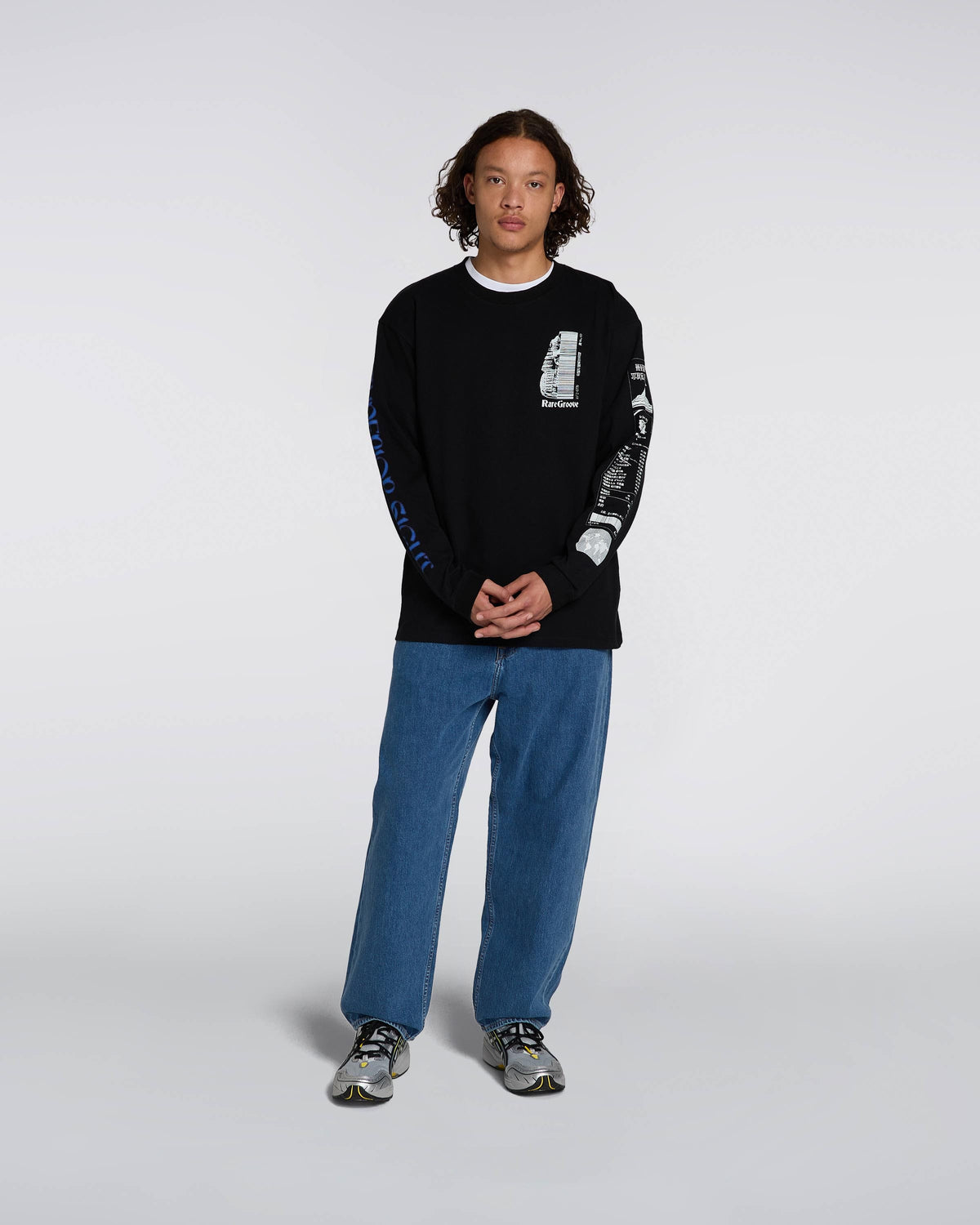 Edwin Hidden Tresures LS T-Shirt - Black