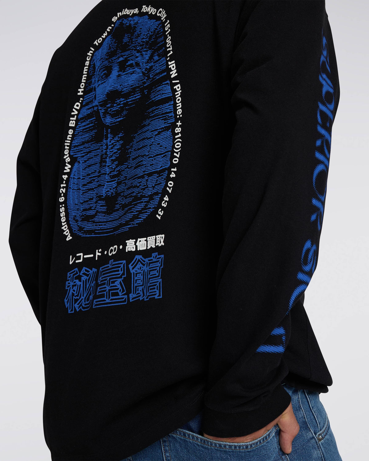 Edwin Hidden Tresures LS T-Shirt - Black