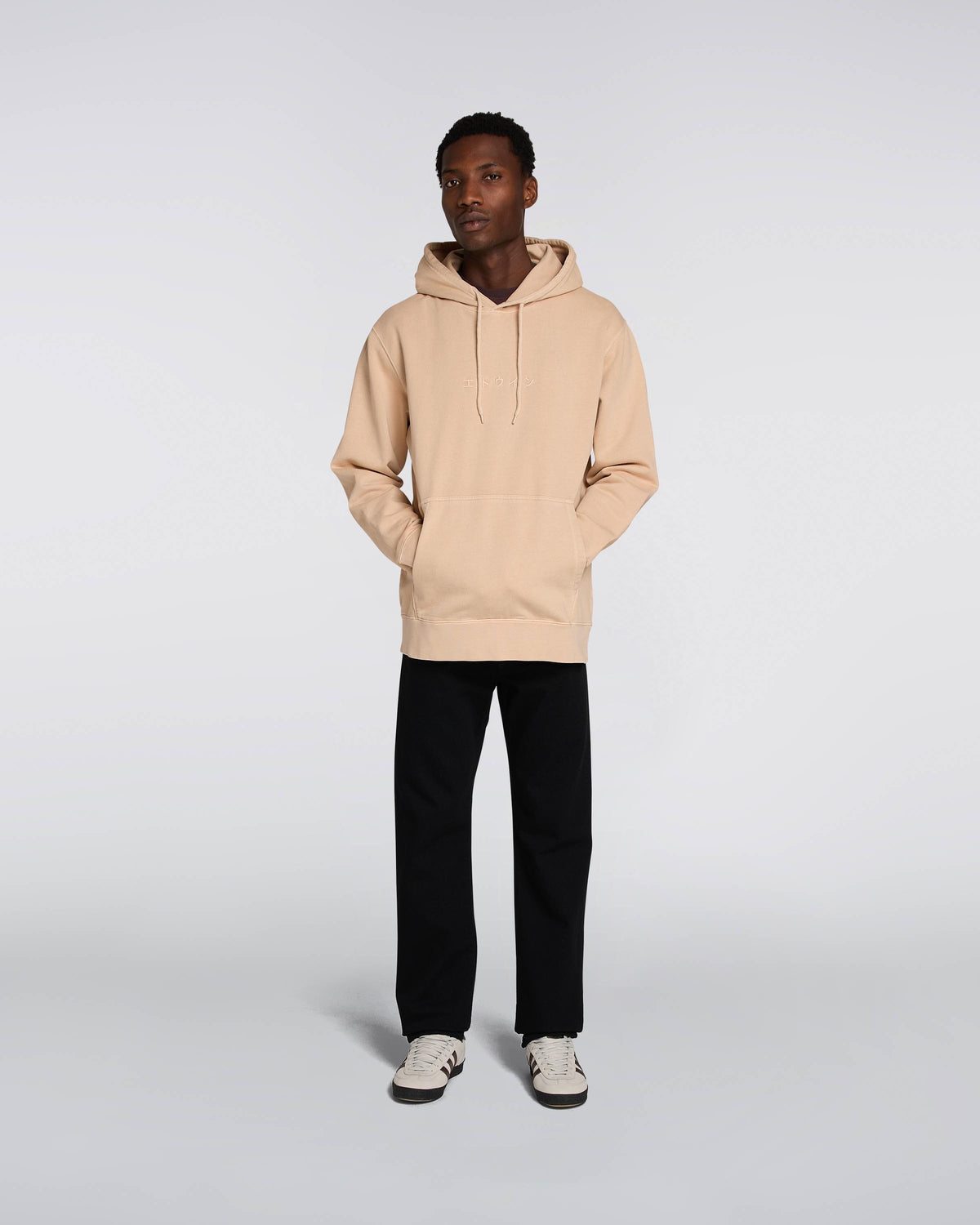 Edwin Katakana Hoodie - Sandstone