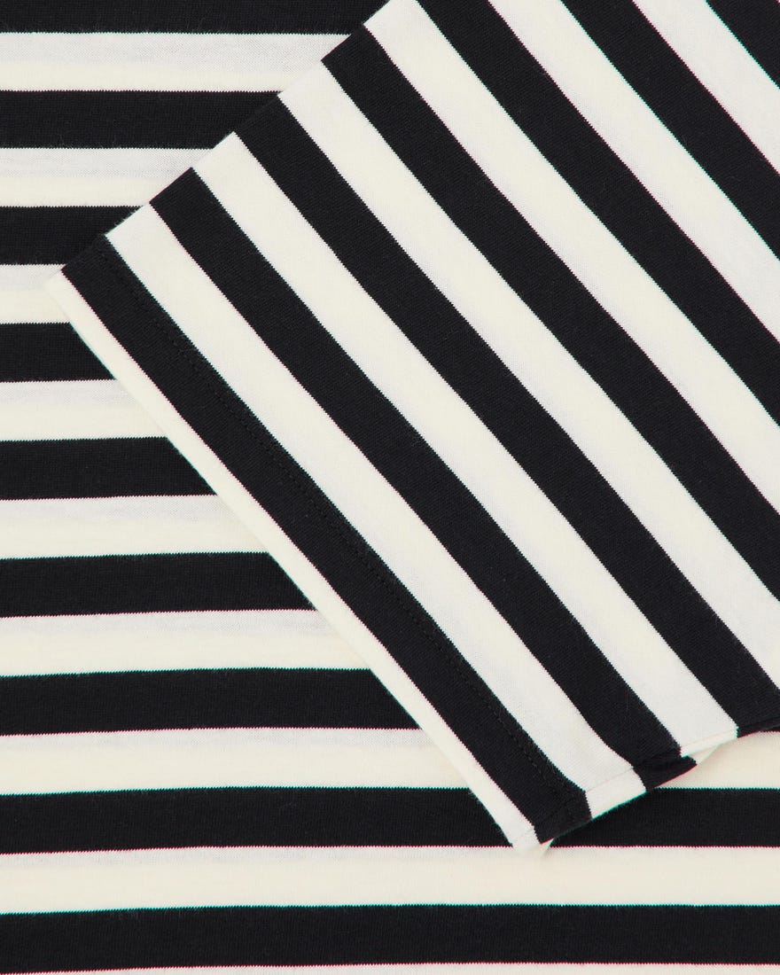 Edwin Basic Stripe T-Shirt - Black