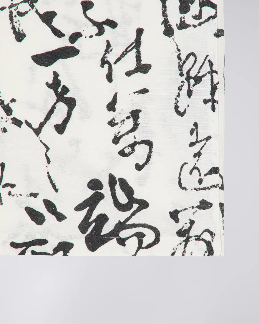 Edwin Private Letter Shirt - Black / White