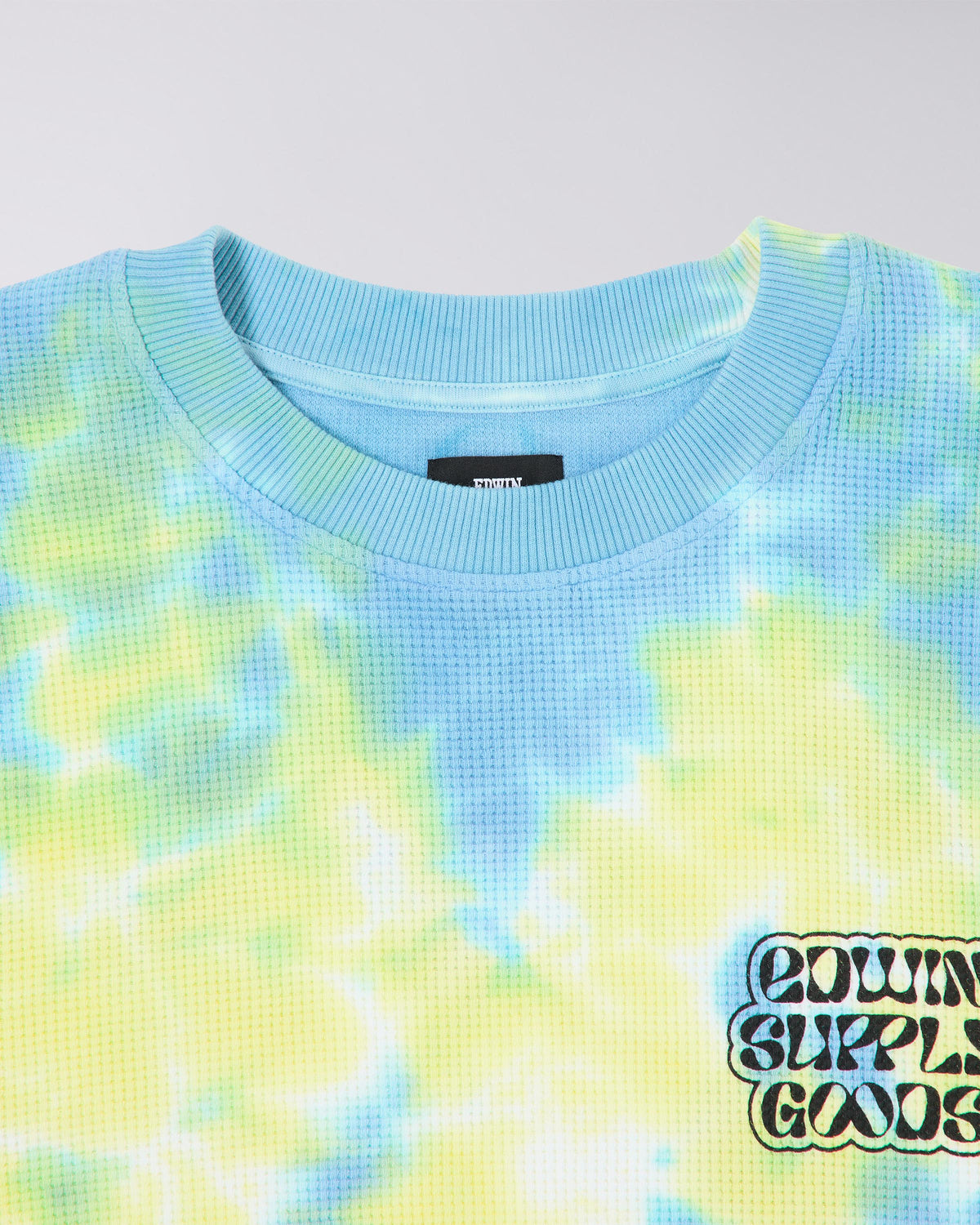 Edwin Waffle Dizzy LS - Charlock Tie Dye