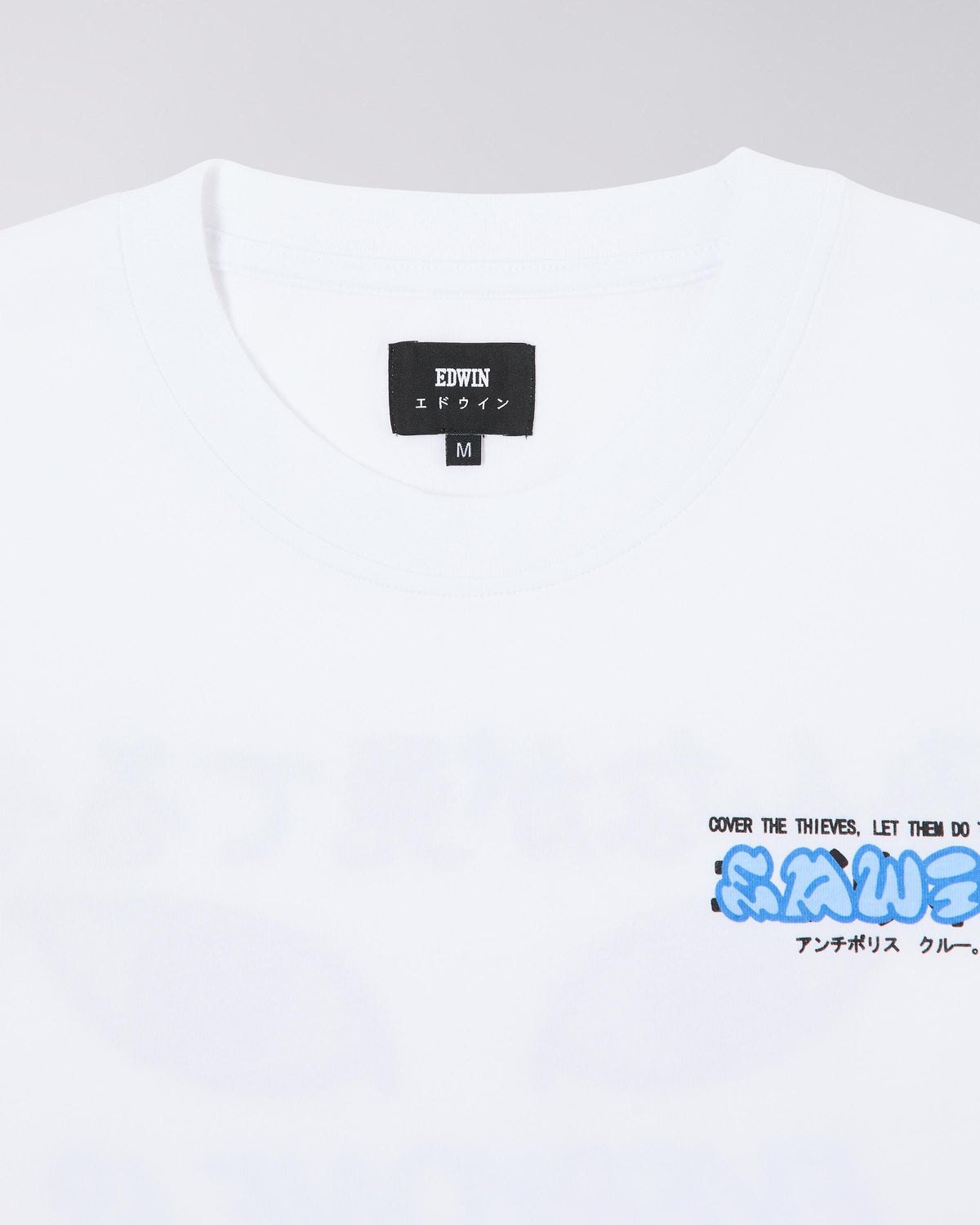 Edwin Cover the Thieves T-Shirt - White