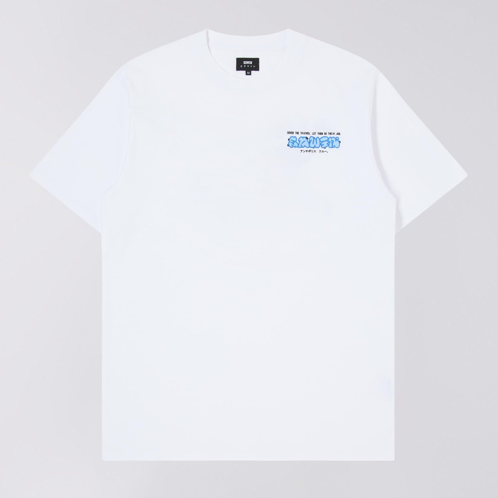 Edwin Cover the Thieves T-Shirt - White