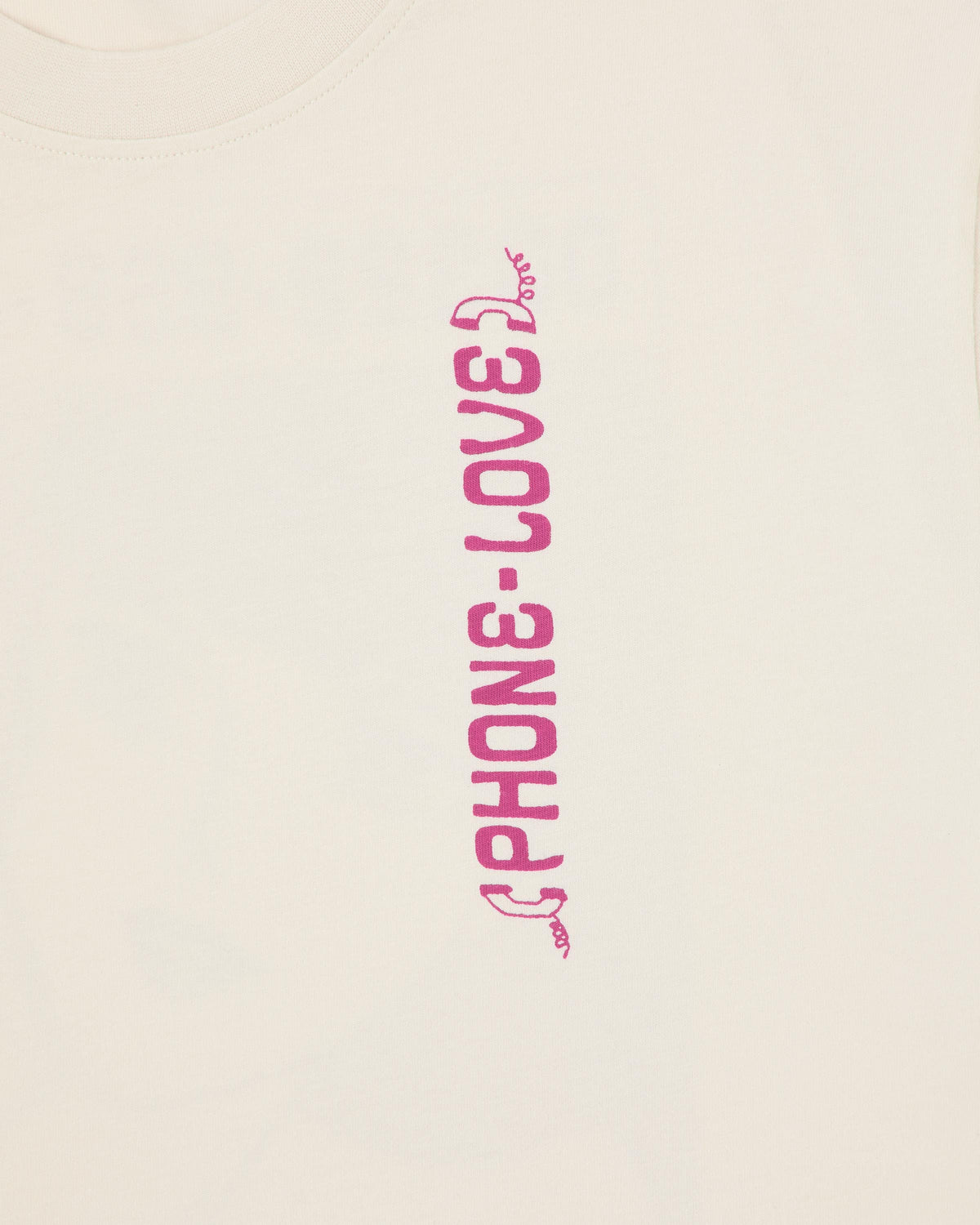 Edwin Phone Love T-Shirt - Whisper White