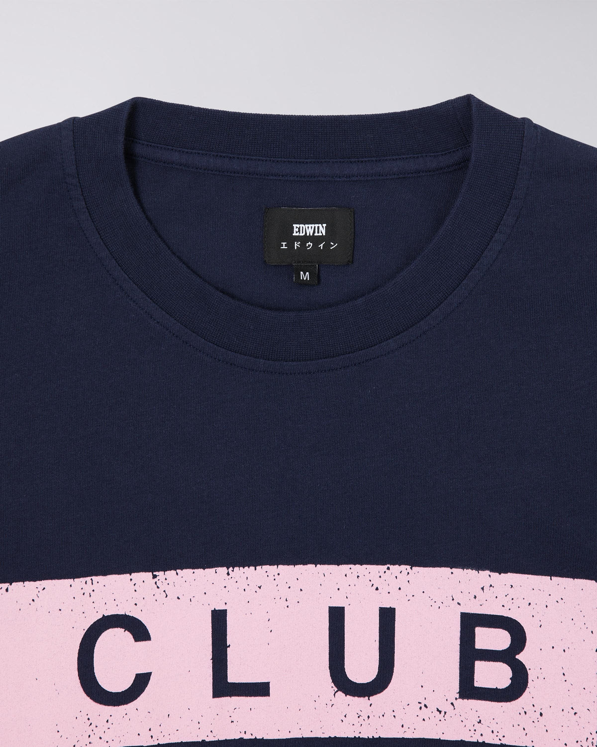 Edwin Club Love Story LS T-Shirt - Maritime Blue